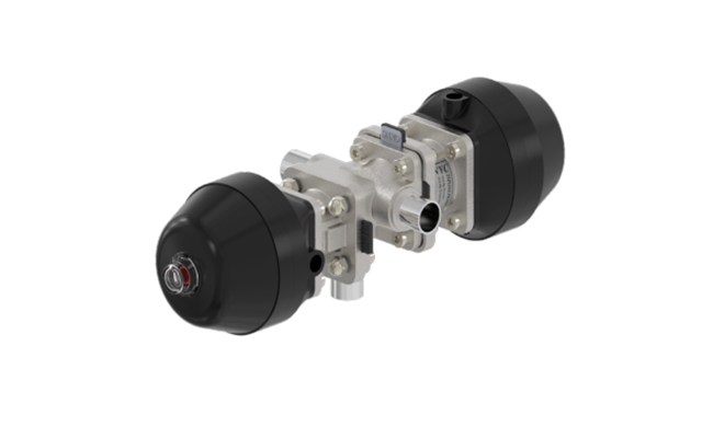 衛(wei)生級不(bú)鏽鋼多(duo)通隔膜(mo)閥