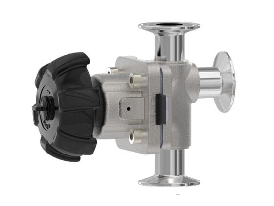 衛生(sheng)級L、T型不鏽鋼隔(gé)膜閥